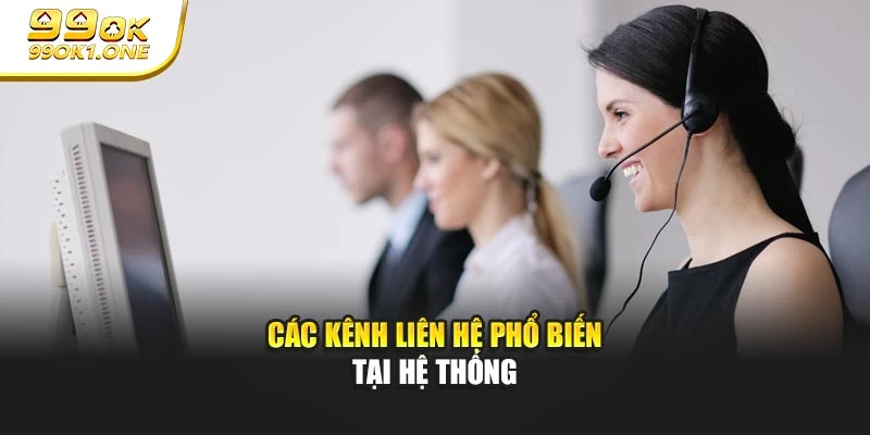 Các kênh liên hệ phổ biến tại hệ thống