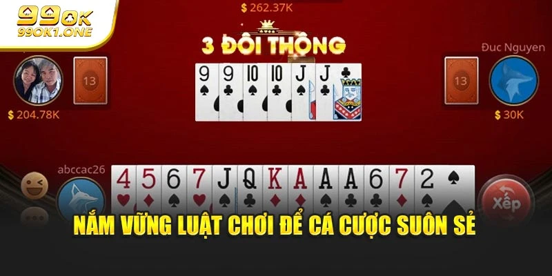 Nắm vững luật chơi để cá cược suôn sẻ